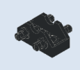 Double 2x Wide, 2x1 Corner Connector (Weak) thumbnail